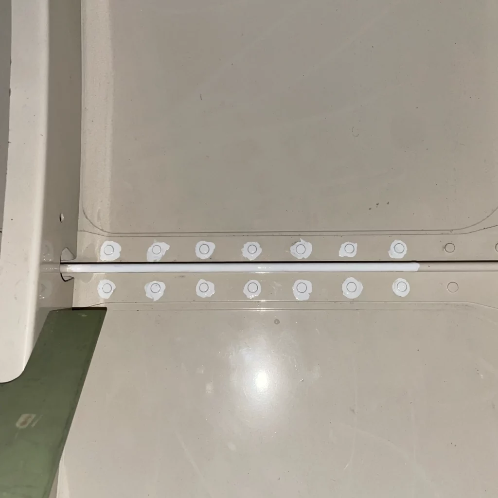 Bonding angle installed in the battery bay of a Cessna Citation Latitude