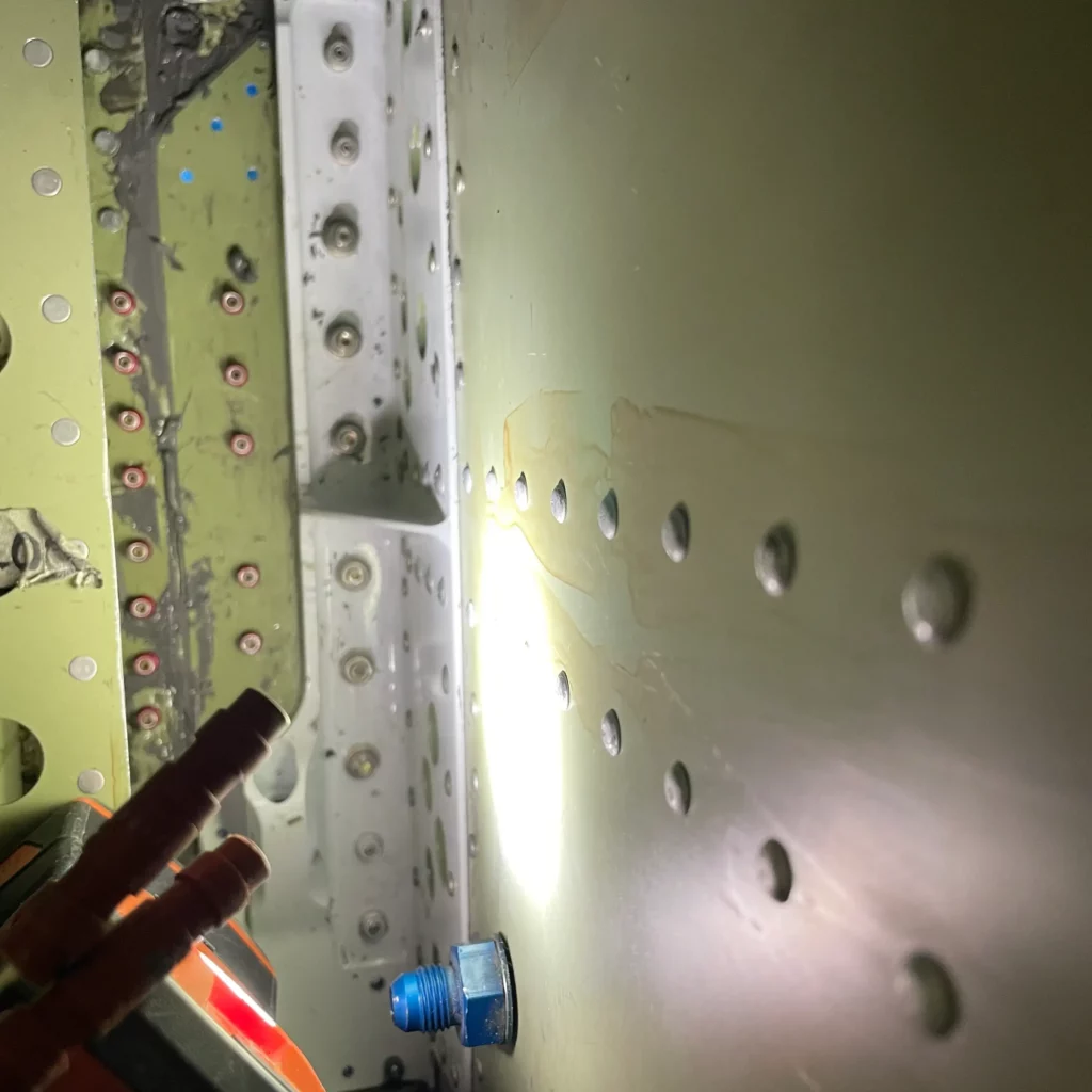 Seal plate replacement after blue water corrosion on a Cessna 525B Citation CJ3