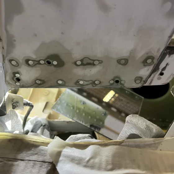 Horizontal stabilizer rib repair on a Cessna 680A Citation Latitude